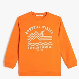 Koton Boys Typography Printed Sweatshirt-picture-36