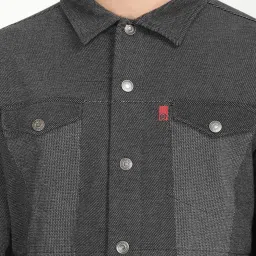 Levi's Black Cotton Regular Fit Jacket image 5