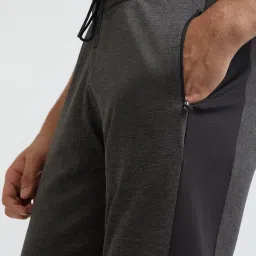 Parx Grey Regular Fit Texture Shorts image 5