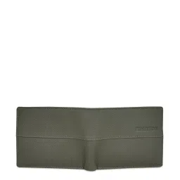 United Colors of Benetton Ivano Olive Leather Solid Bi-Fold Wallet image 5