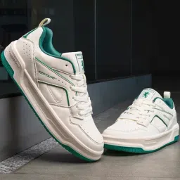 Red Tape Men's Slam Dunk Classics Beige & Green Casual Sneakers-picture-33