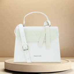 Fastrack White Textured Medium Sling Handbag-picture-19