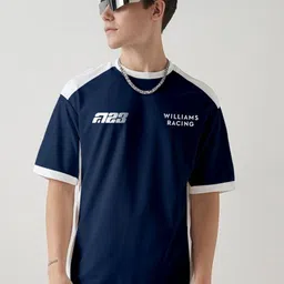 Crazymonk Graphic Printed Drop-Shoulder Sleeves Oversized Cotton T-shirt image 2