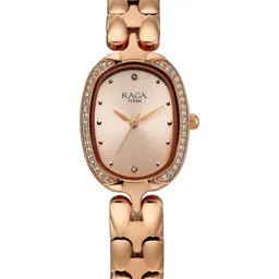 Titan Raga Showstopper 4.0 Women Raga Brass Dial & Stainless Steel Straps Analogue Watch-image-65