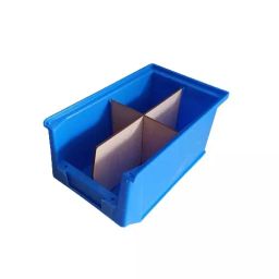 Avsar Plastic 350x200x200 mm Blue FPO Crate Bin 45 Capacity 10 Kg Approx with Verticle & Horizontal Partition (Pack of 2)-picture-10