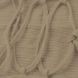 Sugathari Women Self Design Square Neck Tie-Ups Details A-Line Midi Dress image 4