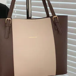 PURPLEHUNT Women Colourblocked Structured Shoulder Bag image 3