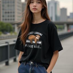 TOGS & TERRE Women Typography Printed Organic Cotton T-shirt-picture-20