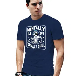 Tantra Mentally Chill Printed Cotton T-shirt-picture-54