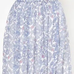 MINOS Printed Flared Midi Skirt image 4