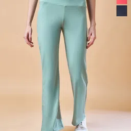 COLOR CAPITAL Women Pack Of 3 Antimicrobial Ankle Length Flared Tights-picture-12