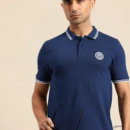 Being Human Polo Collar Pure Cotton T-shirt-picture-11