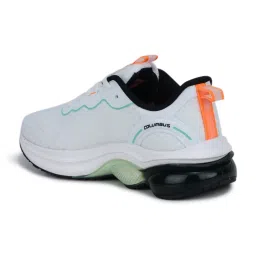 Columbus Men's White Running Shoes image 5