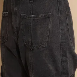 Global Republic Dark Grey Regular Fit High Rise Jeans image 5