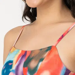 Moomaya Multicolor Printed Maxi Dress image 5