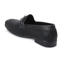 ID Men's Black Formal Loafers image 5