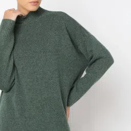 Vero Moda Green Polyester - Recycled Relaxed Fit Sweater image 5