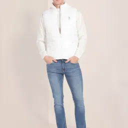 U.S. Polo Assn. Snow White Regular Fit Quilted Hooded Jacket image 5