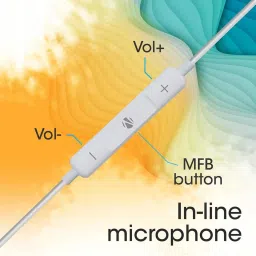 Zebronics White Zeb-Buds 30 3.5mm Stereo Wired in Ear Earphone with Microphone image 5