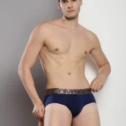 Calvin Klein Navy Regular Fit Briefs image 5