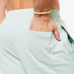 Domyos By Decathlon Green Slim Fit Sports Shorts image 5