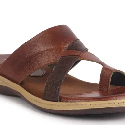 Fausto Men's Tan Toe Ring Sandals image 5