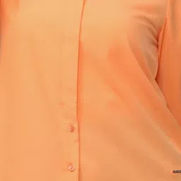 Allen Solly Orange Regular Fit Shirt image 5