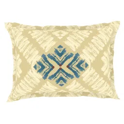 Spaces Geometric Teal 144 TC Cotton King Bedsheet With 2 Pillow Covers image 5