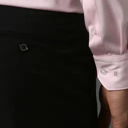 Louis Philippe Pink Cotton Regular Fit Shirt image 5