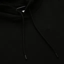 Calvin Klein Black Cotton Regular Fit Printed Hooded Sweatshirt image 5