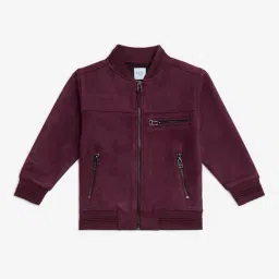 HOP Kids by Westside Wine Suede Jacket-image-7