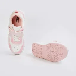 Fame Forever by Lifestyle Kids Pink & White Casual Sneakers image 5