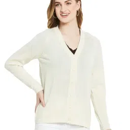 Monte Carlo Cream Wool Open Front Cardigan-picture-24