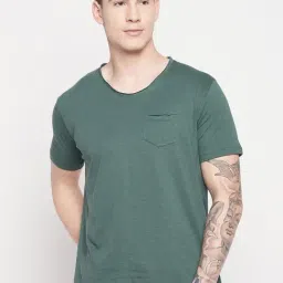Duke Stone Green Slim Fit T-Shirt-image-44