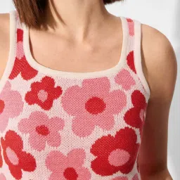 The Souled Store Pink Printed Dress image 5