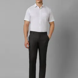 Louis Philippe Brown Slim Fit Trousers image 5