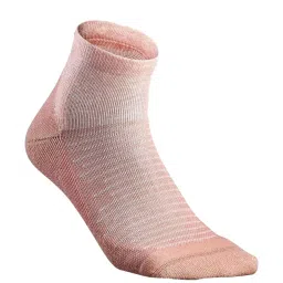 Quechua by Decathlon Pink & Grey Blend Textured Socks Pack of 2 ( UK 5.5-8 EU39-42 ) image 5