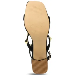 Iconics Women's Black Ankle Strap Sandals image 5