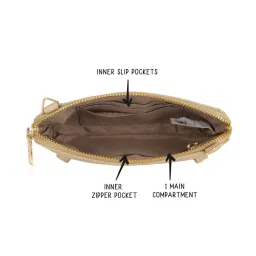 Baggit Golden Shimmer Small Cross Body Bag image 5