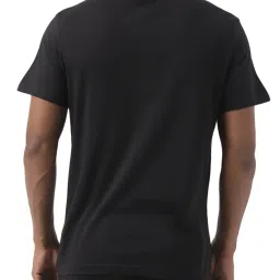 Calvin Klein Jeans Black Cotton Regular Fit Logo Printed T-Shirt image 5