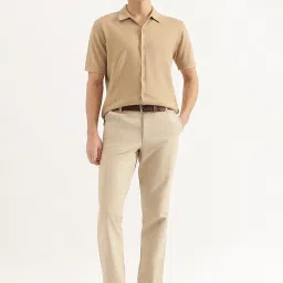 United Colors Of Benetton Beige Pure Cotton Regular Fit Shirt image 5
