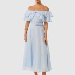 Forever New Jemima Petite Ruffle Midi Dress-image-41