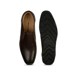 Hush Puppies by Bata Men's ERIC E 23 Brown Loafers image 3