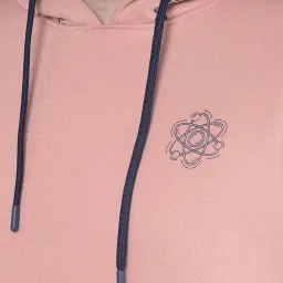 Crimsoune Club Peach Regular Fit Printed Hooded Sweatshirt image 5