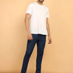 Wrangler Bostin Dark Blue Slim Fit Lightly Washed Jeans image 5