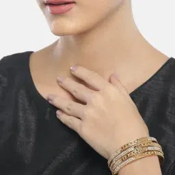 YouBella Gold Plated Stylish Traditional Bangle Set-picture-32