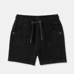 R&B Boys Black Cotton Shorts-picture-16