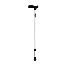 Guardian Walking Stick for Patients, Unisex, Adjustable, Steel, Chrome image 2