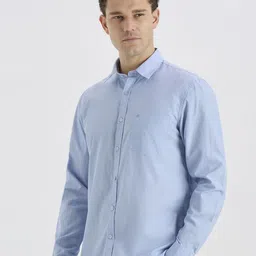 ROCKING SWAMY Men Spread Collar Cotton Casual Shirt image 4