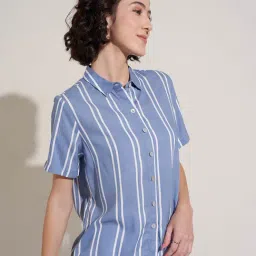 Honey by Pantaloons Infinity Stripes Shirt image 3